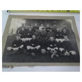 ANTIQUE MILITARY SOCCER TEAM PHOTO