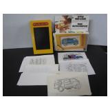 VTG. TOMY LITTLE VAN GOES DRAWING TOY IN BOX