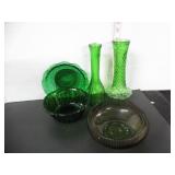 LOT OF OLD DISHES-VASES