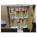 SET OF 6 VINTAGE ST. CLAIR RETRO BOXED GLASSES