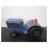 1960'S PRESSED STEEL 'AIRPORT LUGGAGE TRACTOR TUG'