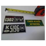VINTAGE BICYCLE PLATES