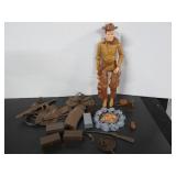 VINTAGE JOHNNY WEST 12' ACTION FIGURE