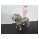 ORIGINAL ANTIQUE CAST IRON LION PENNY BANK
