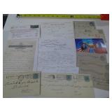 ANTIQUE BUSINESS PAPERS AND POSTCARDS