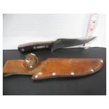 VINTAGE LARGE SCHRADE USA 150T HUNTING KNIFE