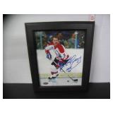 AUTOGRAPHED ROD LANGWAY HOCKEY PHOTO WITH COA