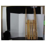 VINTAGW WOODEN SNOW SLED WITH CURVED RUNNERS