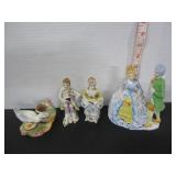 LOT OF VINTAGE FIGURINES WADE-OCCUPIED JAPAN-JAPAN