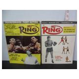 1957 & 1959 THE RING BOXING MAGAZINES