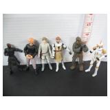 6 OLD STAR WARS ACTION FIGURES
