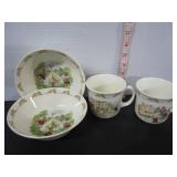 2 ROYAL DOULTON CUPS & BOWLS