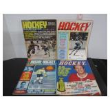4 OLD HOCKEY MAGAZINES