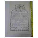 FREE MASONRY DOCUMENT, 1949