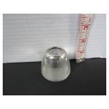 STERLING SILVER HALLMARKED RIBBED MATCH HOLDER?