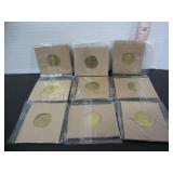 9 SEALED CANADIAN 2002 OLYMPIC COCA COLA TOKENS