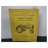 1949-50 MASSEY HARRIS TRACTOR MANUAL