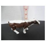 ANTIQUE CAST IRON COW PENNY BANK