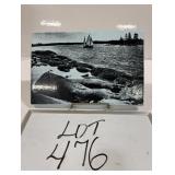 Vintage Enamelled Sheet Metal Plaque-Gustavsberg