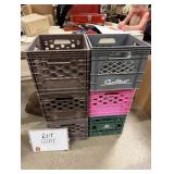 (6) Milk Crates