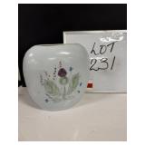 Buchan Stoneware Thistleware Vase