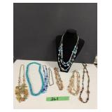 Costume Jewelry Necklace Lot