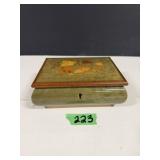 Inlaid Wood Italian Music Box