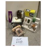 Misc. Lot - Rotary Phone, McCoy Planter, Dominos