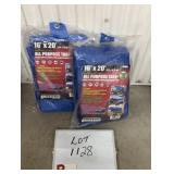 (2) Unused 16ft x 20ft Tarps