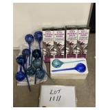 Glass Watering Ball Lot