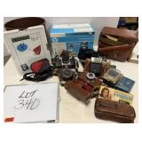 Unused HP Photo Printer, (4) Cameras & More