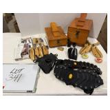 (2)ShoeShine Boxes, IceGrippers, & ShoeStretchers