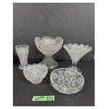 Lot of Cut Glass