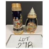 (2) German Steins