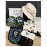 Hats, Collector Pins, Scarf, Campbell Crest