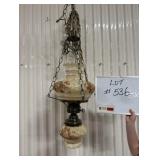 Floral Swag Hanging Lamp