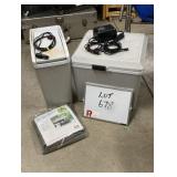 (2) Koolatron Refrigerators & Table Cover