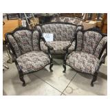 3 Pc Victorian Settee Set
