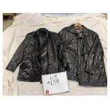(2) Mens Leather Jackets