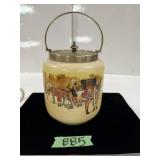 Early Royal Doulton'Coaching Days' Biscuit Barrel