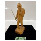 Caron Signed Wood Sculpture - 10' High