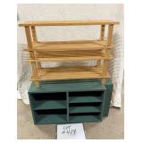 (3) Wooden Organizers