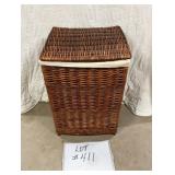 Woven Wicker Laundry Basket