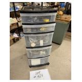 5 Drawer Organizer & Contents
