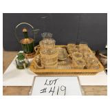 Wicker Serving Set