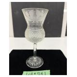 (1) Signed Edinburgh'Thistle' 8 1/4' H Wine Glass