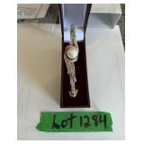 Lady's 14KT Yellow/White Gold Bangle Bracelet
