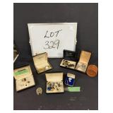 Cufflinks, Tie Bars, Stud Lot