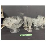 Crystal Glassware Lot