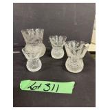 (4) Edinburgh Thistle 'Tot' Glasses